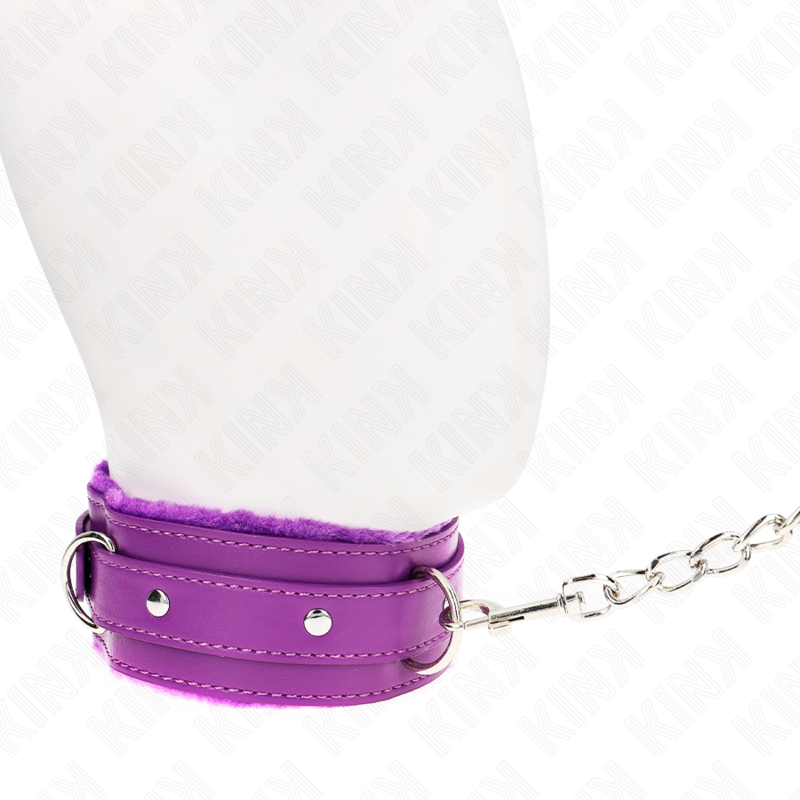 KINK - COLAR COM TRELA 65 CM COM RESTRIÃÃES ROXO 36-42 CM X 5,5 CM