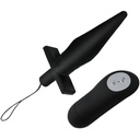 BAILE - PLUG ANAL BUTT COM VIBRAO PRETO