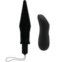 BAILE - PLUG ANAL BUTT COM VIBRAO PRETO