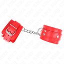 KINK - 3 RETENÃÃES DE PULSO D-RING AJUSTÃVEIS VERMELHO 17,5-25 CM X 6 CM