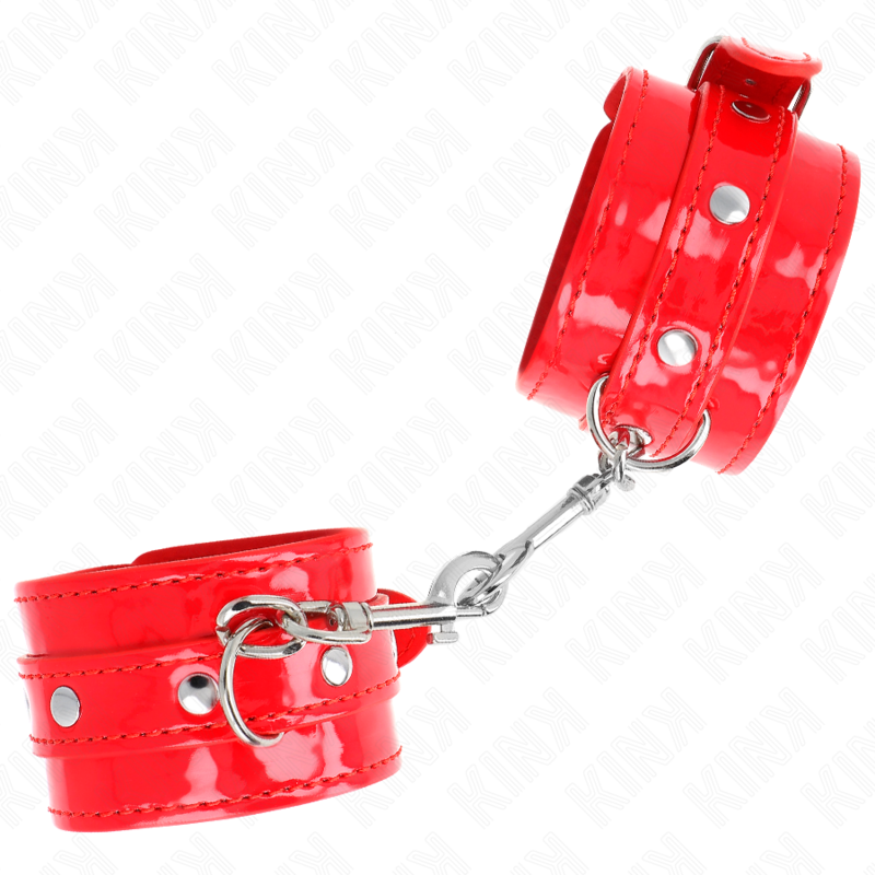 KINK - PUNHOS DE MÃO BRILHANTE VERMELHO AJUSTÃVEL 23-33 CM