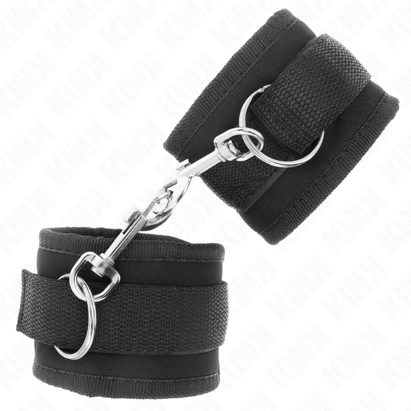 KINK - PULSO NYLON BIND HOOK&LOOP PRETO MODELO 2 AJUSTÃVEL 18-35 CM X 6 CM