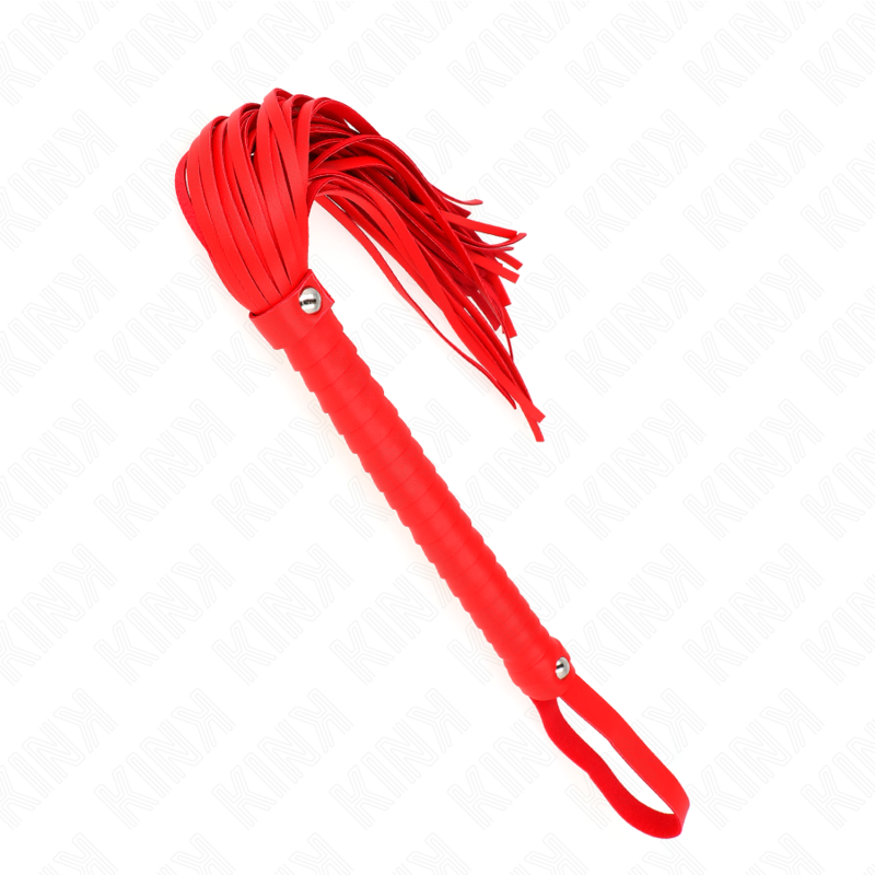 KINK - CHICOTE COM CABO TEXTURADO VERMELHO 48,5 CM