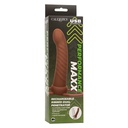 CALEXOTICS - MAXX RIBBED DUAL PENETRATOR 10 VIBRAÃÃES MARROM