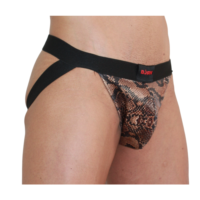 BURN - 002 JOCK SNAKE PRETO XL