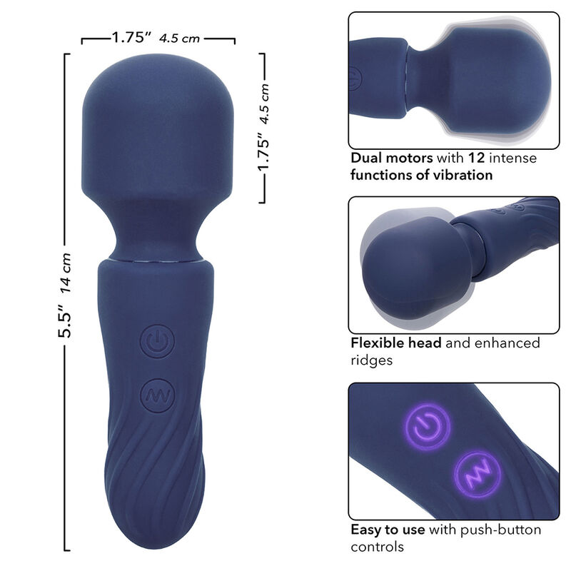 CALEXOTICS - CHARISMA CHARM MASSAGER 12 FUNÃÃES ROXO