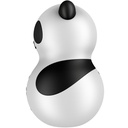 SATISFYER - POCKET PANDA ESTIMULADOR E VIBRADOR PRETO E BRANCO