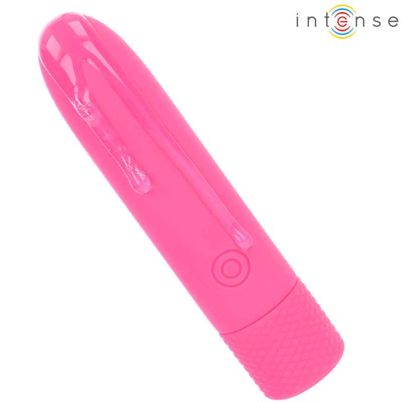 INTENSE - SYMONE  USB RECARREGÃVEL VIBRATÃRIA BULLET 8 VIBRAÃÃES ROSA 10 X 2,2 CM