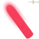 INTENSE - SYMONE USB RECARREGÃVEL VIBRATÃRIA BULLET 8 VIBRAÃÃES VERMELHO 10 X 2,2 CM