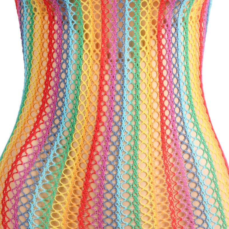 SUBBLIME - 952341 BODYSTOCKING RAINBOW FISHNET TAMANHO ÃNICO