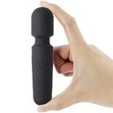 ARMONY - YOUR MAGIC MASSAGER E VIBRADOR RECARREGÃVEL 10 VIBRAÃÃES PRETO