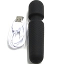 ARMONY - YOUR MAGIC MASSAGER E VIBRADOR RECARREGÃVEL 10 VIBRAÃÃES WAND DOTS PRETO