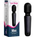 ARMONY - YOUR MAGIC MASSAGER E VIBRADOR RECARREGÃVEL 10 VIBRAÃÃES WAND DOTS PRETO