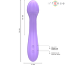 INTENSE - BECKY VIBRADOR 19 CM AQUECÃVEL 7 VIBRAÃÃES ROXO