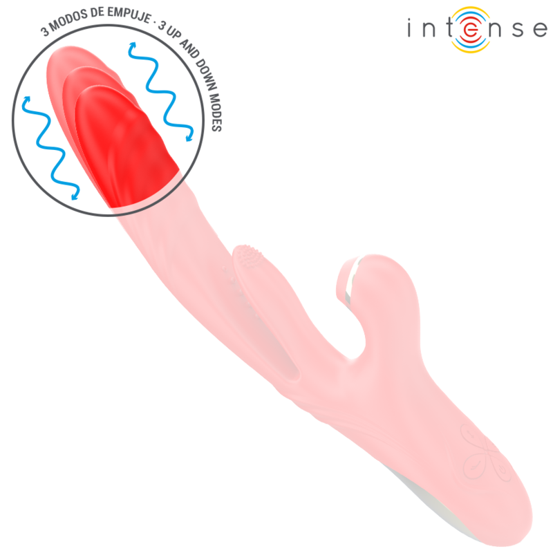 INTENSE - KAROL MULTIFUNÃÃO VIBRADOR IMPULSO & ESTIMULAÃÃO & SUCÃÃO VERMELHO