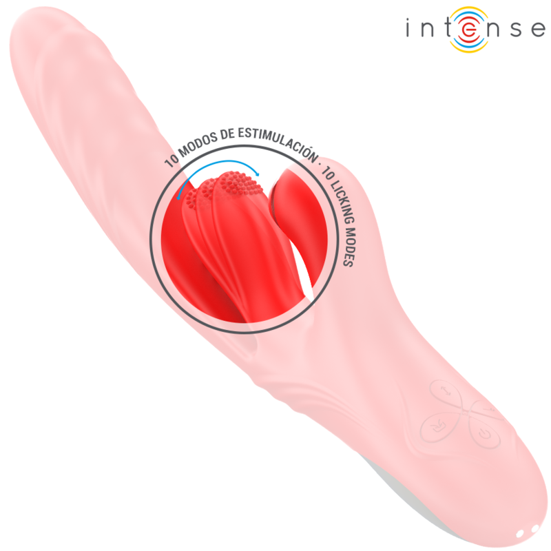 INTENSE - KAROL MULTIFUNÃÃO VIBRADOR IMPULSO & ESTIMULAÃÃO & SUCÃÃO VERMELHO