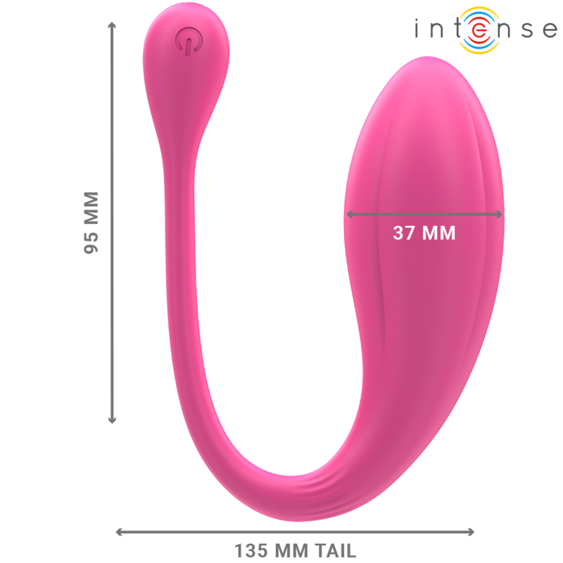 INTENSE - JANICE VIBRADOR U DUPLA ESTIMULAÃÃO 10 VIBRAÃÃES ROSA CONTROLE REMOTO