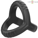 INTENSE - CARSON ANEL DE PÃNIS DUPLO DE SILICONE PRETO MODELO 4