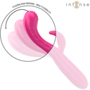 INTENSE - AMARA VIBRADOR COM LÃNGUA ESTIMULANTE 10 VIBRAÃÃES ROSA