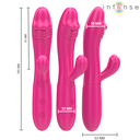 INTENSE - IVY VIBRADOR FLEXÃVEL 10 VIBRAÃÃES COM LÃNGUA ESTIMULANTE ROSA