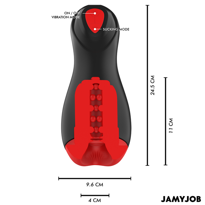 JAMYJOB - MASTURBADOR AUTOMÃTICO CORE-X 5 MODOS DE SUCÃÃO E VIBRAÃÃO