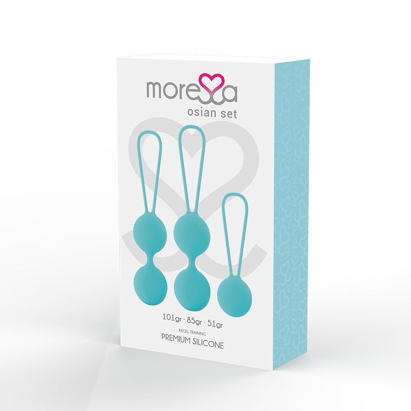 MORESSA - CONJUNTO OSIAN SILICONE PREMIUM TURQUESA