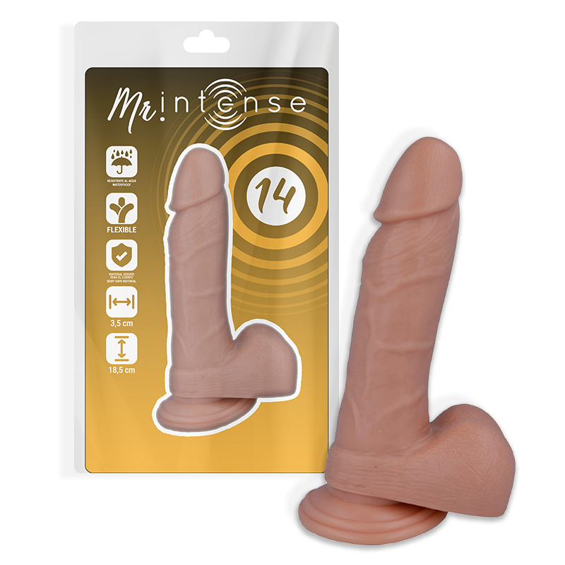 MR INTENSE - 14 REALISTIC COCK 18,5 -O- 3,8cm