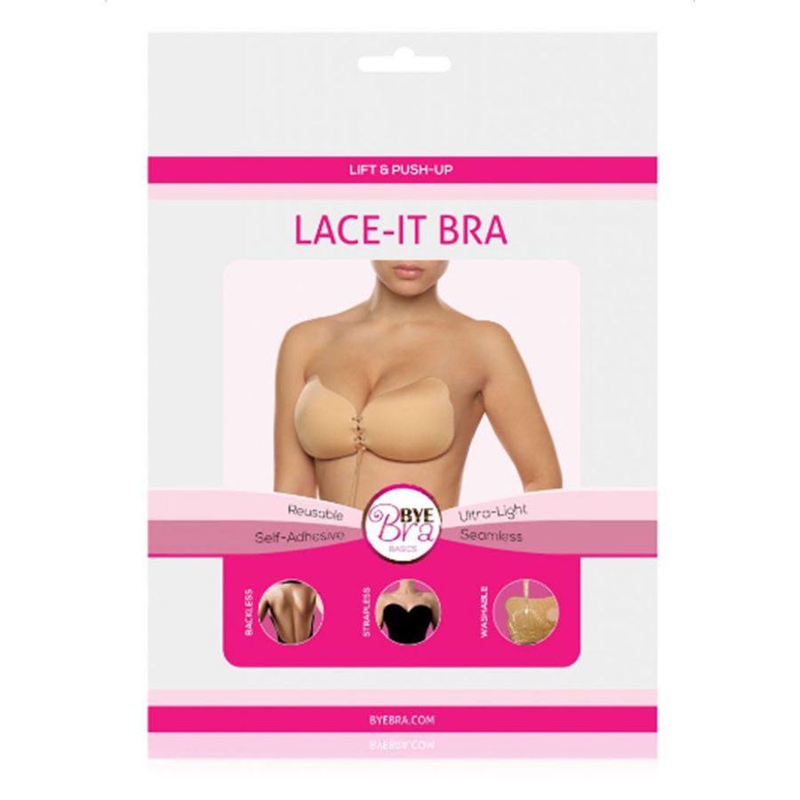 BYE-BRA - LACE-IT APRIMORAMENTO PUSH-UP PRETO COPO B