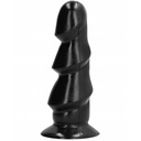 ALL BLACK - DILDO 17 CM