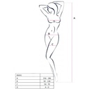 PASSION - WOMAN BS031 BODYSTOCKING PRETO TAMANHO ÚNICO