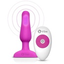 B-VIBE - NOVICE CONTROLE REMOTO PLUG ANAL FÚCSIA