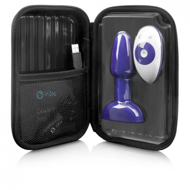 B-VIBE - RIMMING CONTROLE REMOTO PLUG ANAL PETITE LILAC