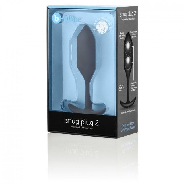 B-VIBE - PLUG ANAL SNUG 2 PRETO