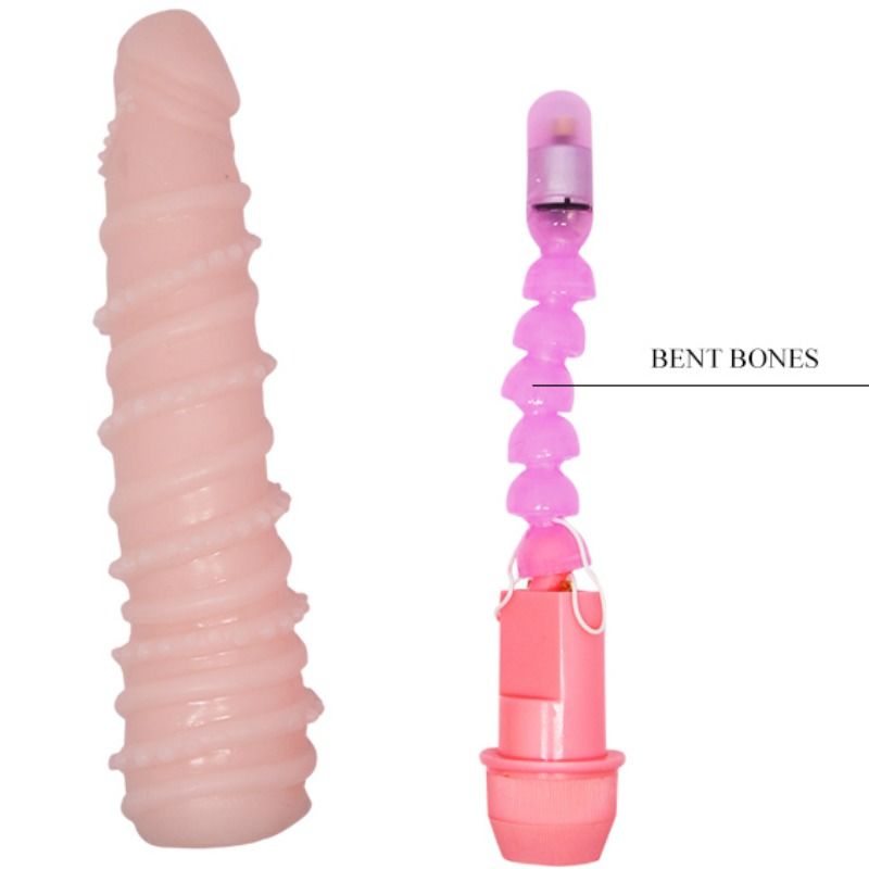 BAILE - VIBRADOR ESPIRAL SENSUAL FLEXI VIBE 19.5 CM