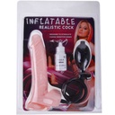 BAILE - DILDO INFLVEL REALÍSTICO COM VENTOSA 19.3 CM