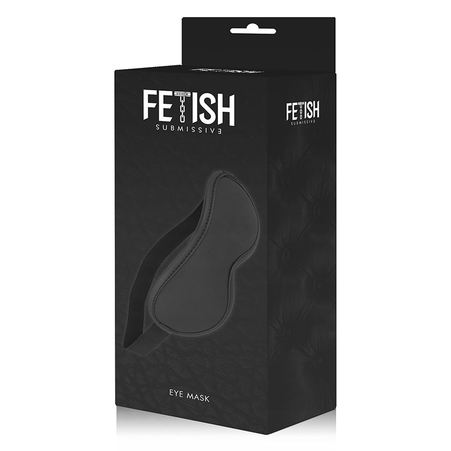 FETISH SUBMISSIVE - MSCARA DE COURO VEGAN II COM FORRO DE NEOPRENE