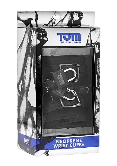 TOM OF FINLAND - PUNHOS DE PULSO NEOPRENE DE  COM FECHO