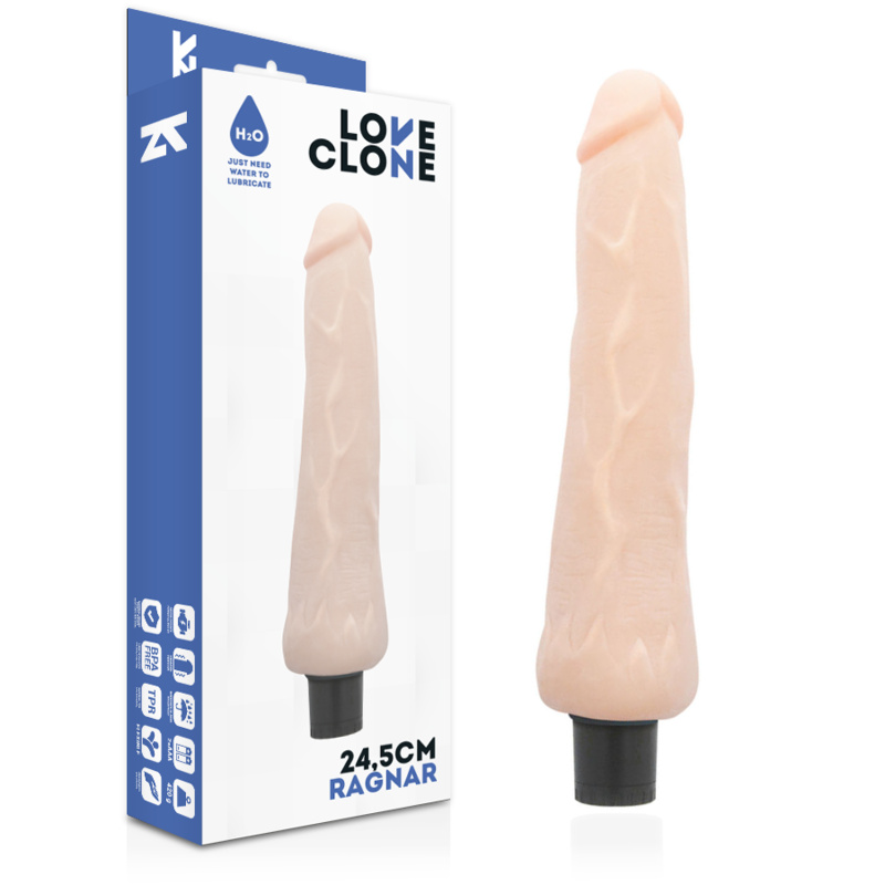 LOVECLONE - VIBRADOR AUTO LUBRIFICANTE RAGNAR 24,5CM