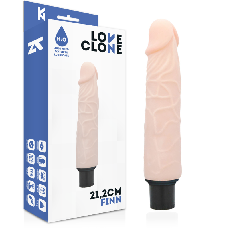 LOVECLONE - VIBRADOR AUTO LUBRIFICANTE FINN 21,2CM