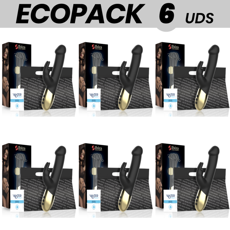 ECOPACK 6 UNIDADES - IBIZA VIBRADOR ROTATIVO COELHO