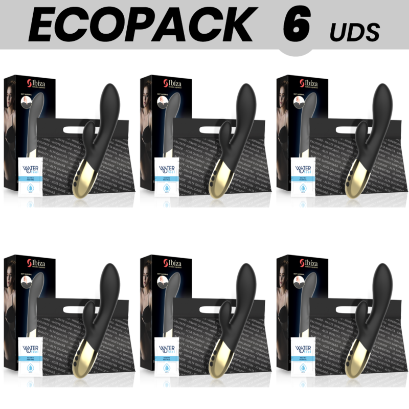 ECOPACK 6 UNIDADES - IBIZA VIBRADOR COELHO SUPER MACIO