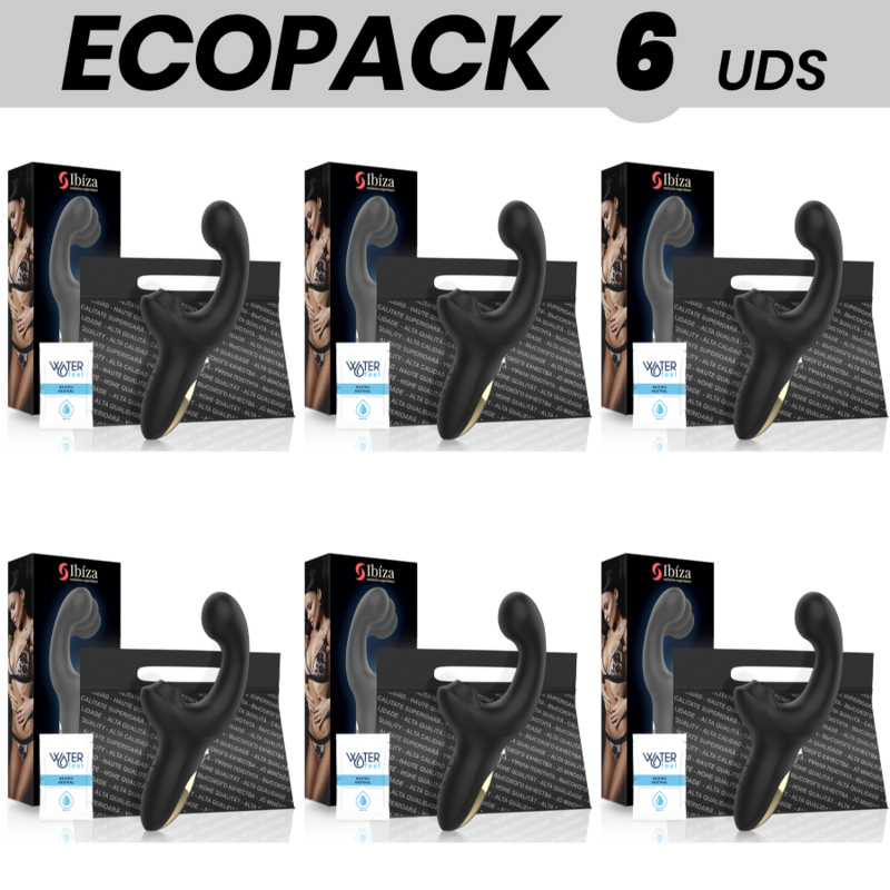 ECOPACK 6 UNIDADES - IBIZA VIBRADOR DE DEDO E PULSAO ONDA