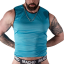 MACHO - T-SHIRT AZUL L/XL