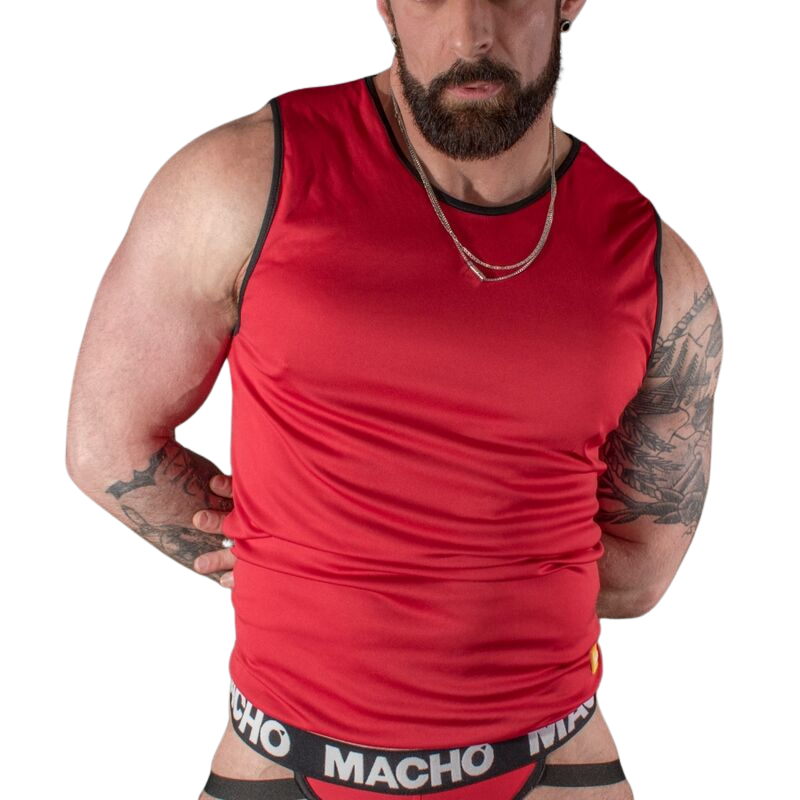 MACHO - T-SHIRT VERMELHA L/XL