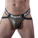 MACHO - MX27GR JOCK CINZA BEGE COURO M