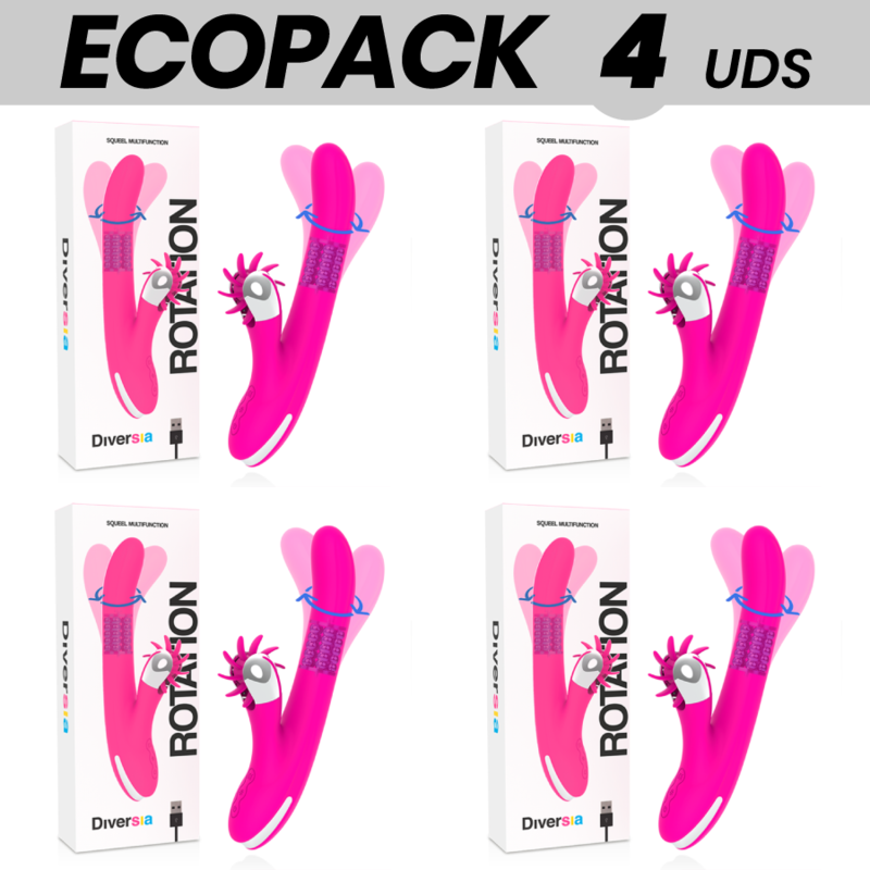 ECOPACK 6 UDS - DIVERSIA ROTAO COELHO 24 CM