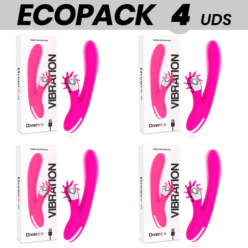 ECOPACK 6 UDS - DIVERSIA COELHO VIBRANTE 24 CM