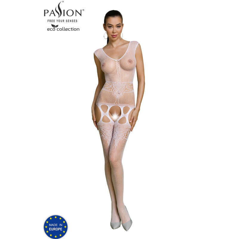 PASSION - COLEO ECO BODYSTOCK ECO BS014 BRANCO