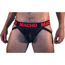 MACHO - MX26X2 JOCK PRETO/VERMELHO L