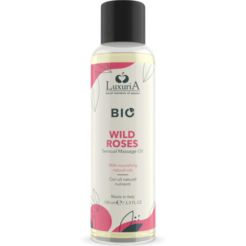 INTIMATELINE LUXURIA - ÓLEO DE MASSAGEM BIO ROSAS SELVAGENS 100 ML